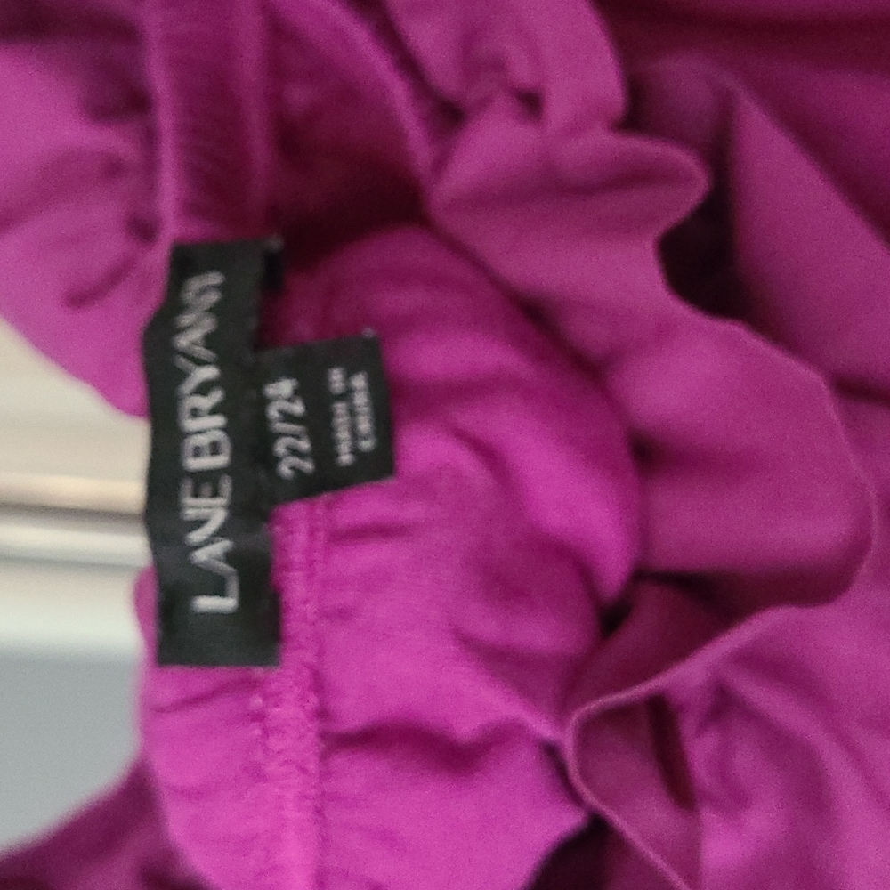 Purple Ruffle top - Picture 2 of 4